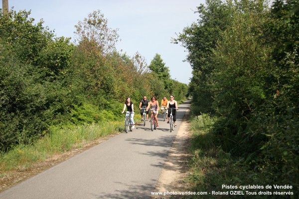 Pistes cyclables de Vende